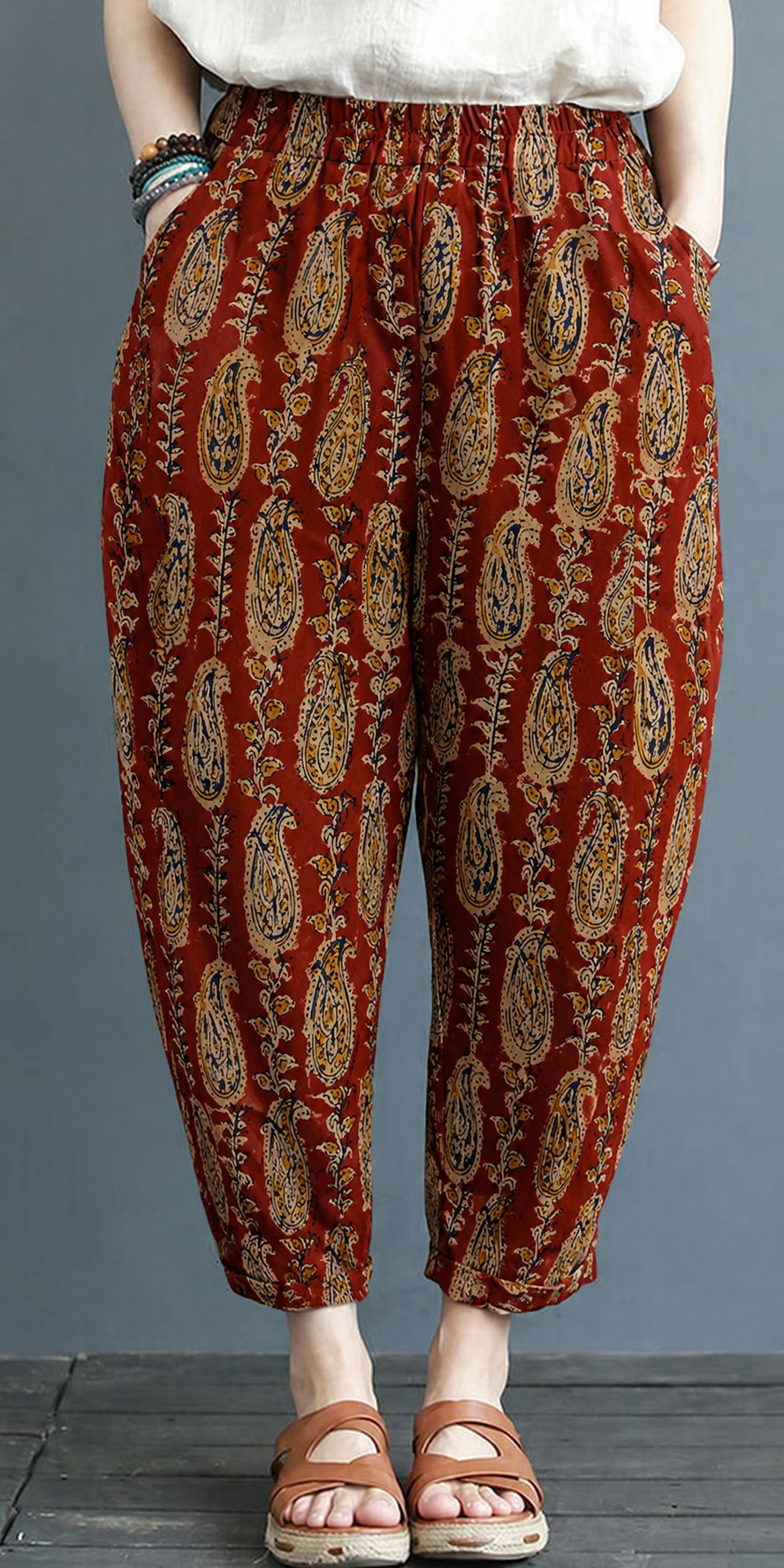Women's Cotton Printed Pants – Everyday Cotton Comfort