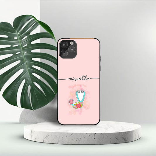 Floral Love Stethoscope Case With Name