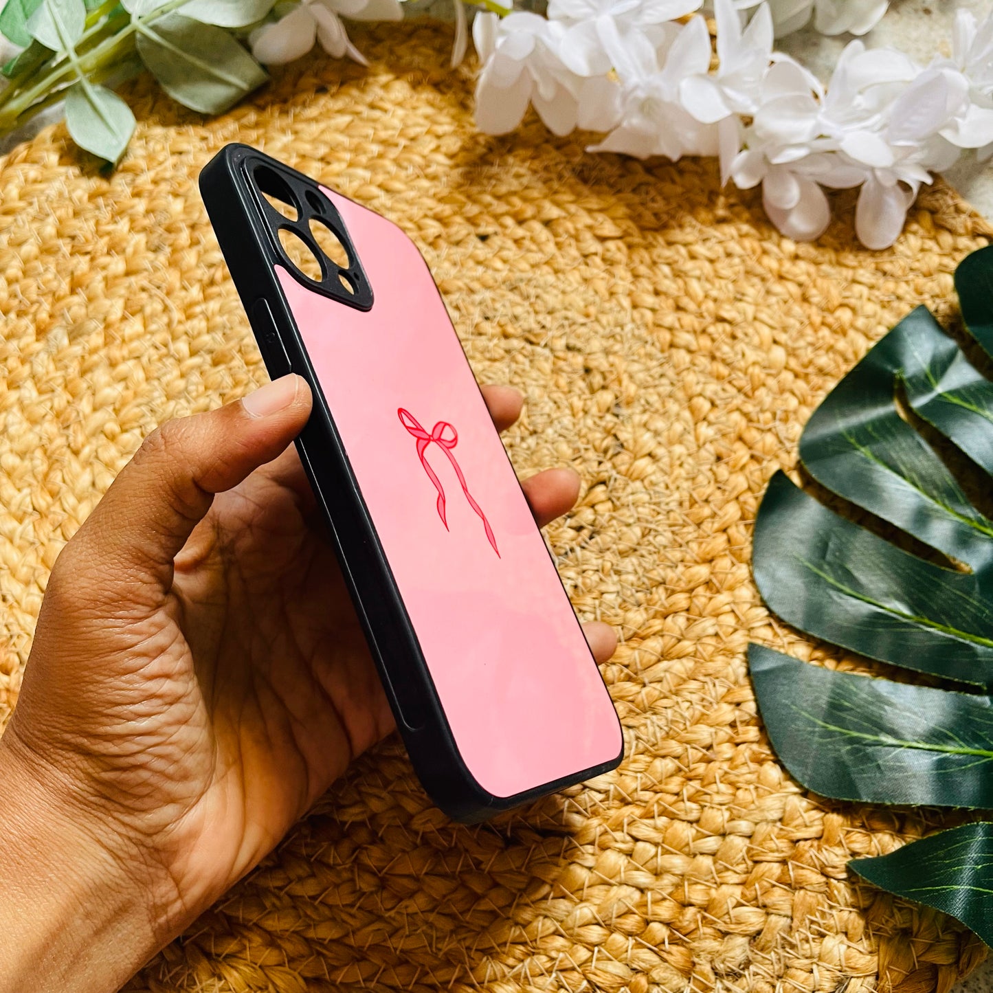 Pink Bow Girly Phone Case