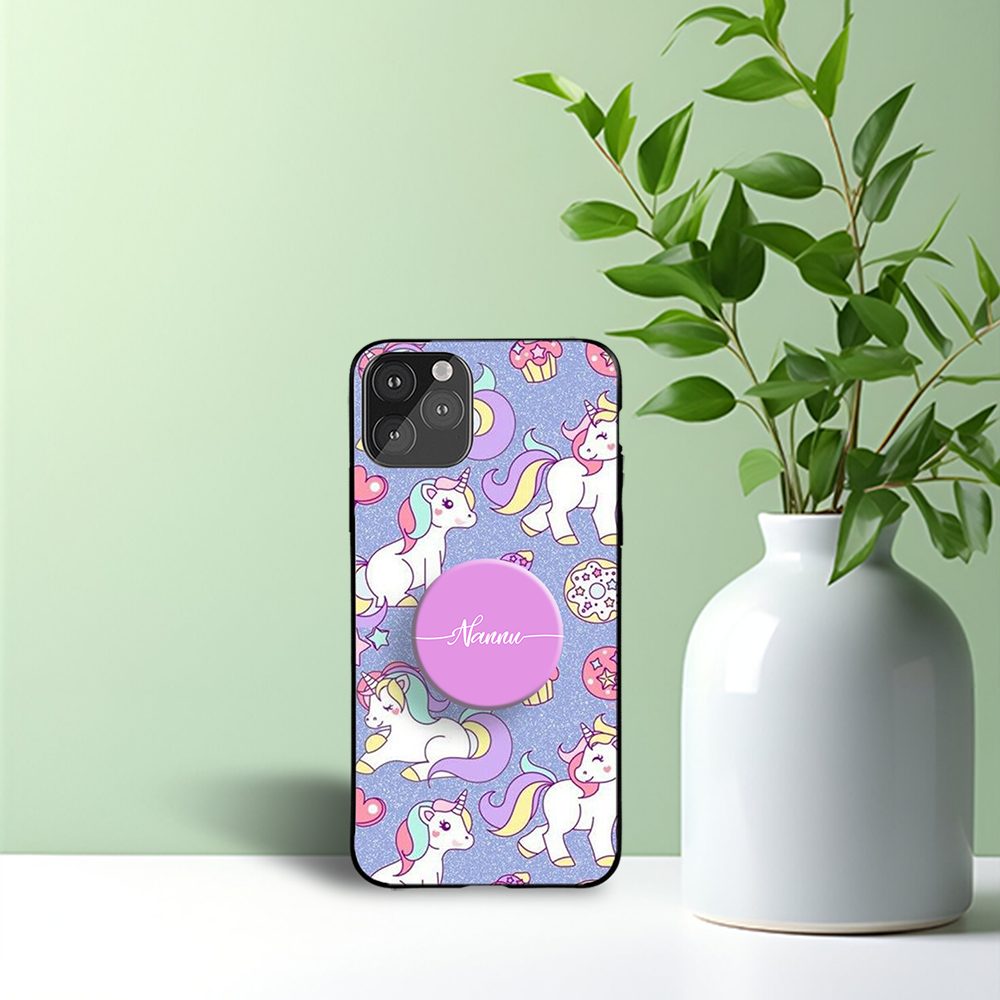 Gripper Case With Lavender Unicorn