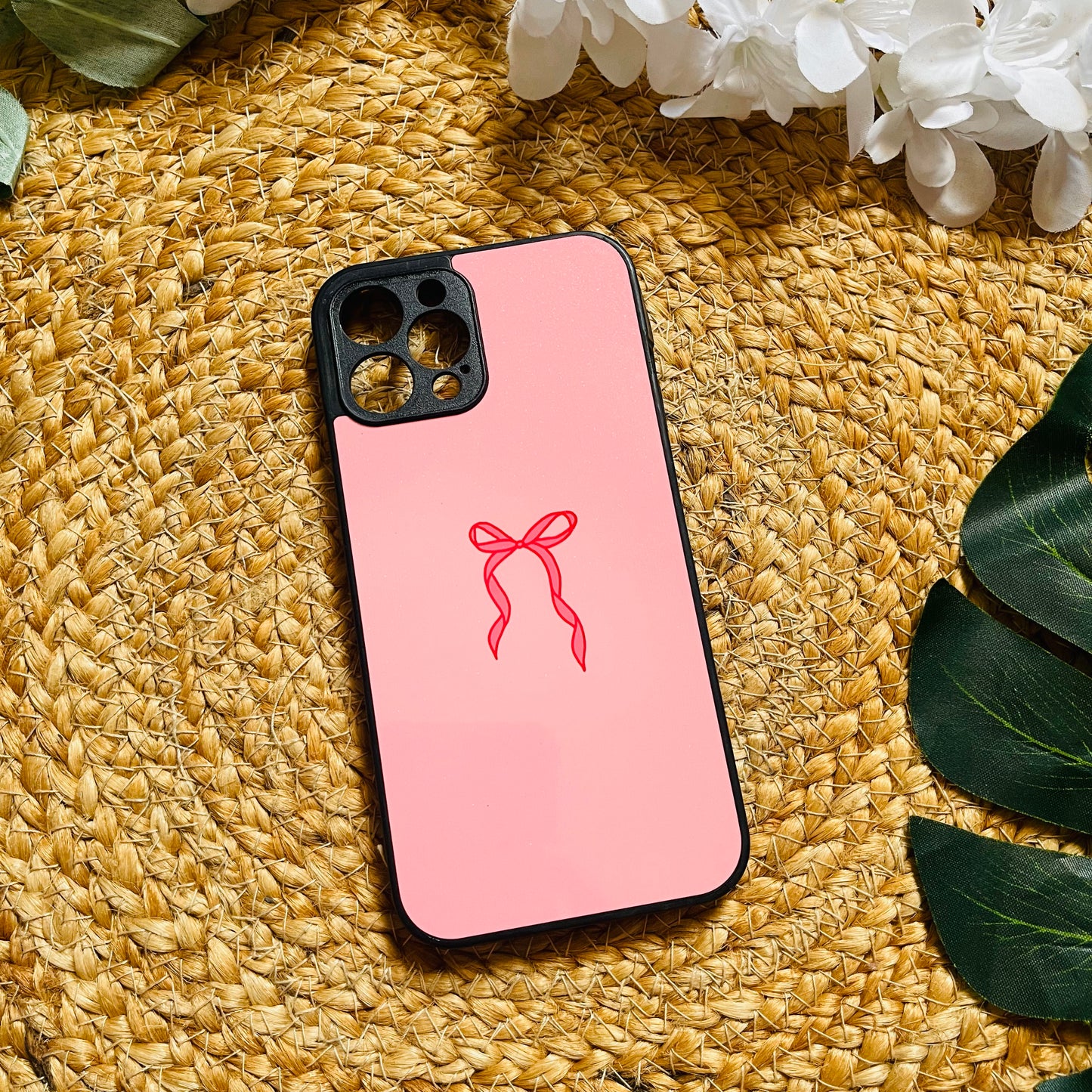 Pink Bow Girly Phone Case