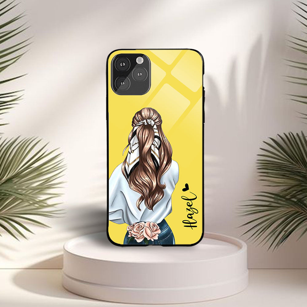 Yellow Scarf Girl Name Case