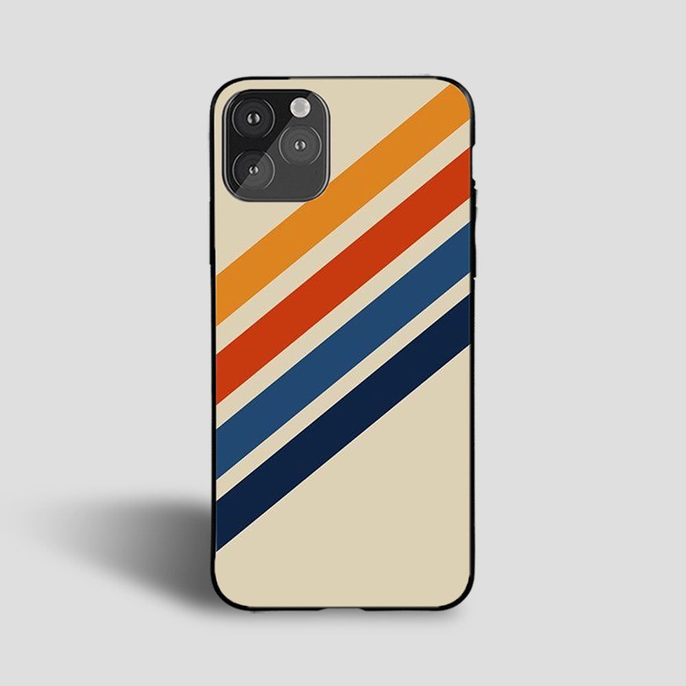 Diagonal Stripes Printed Case