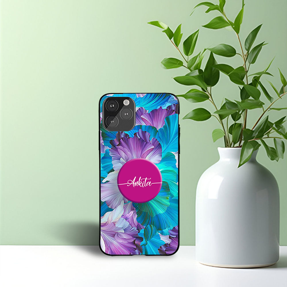 Gripper Case With Lavender flowers