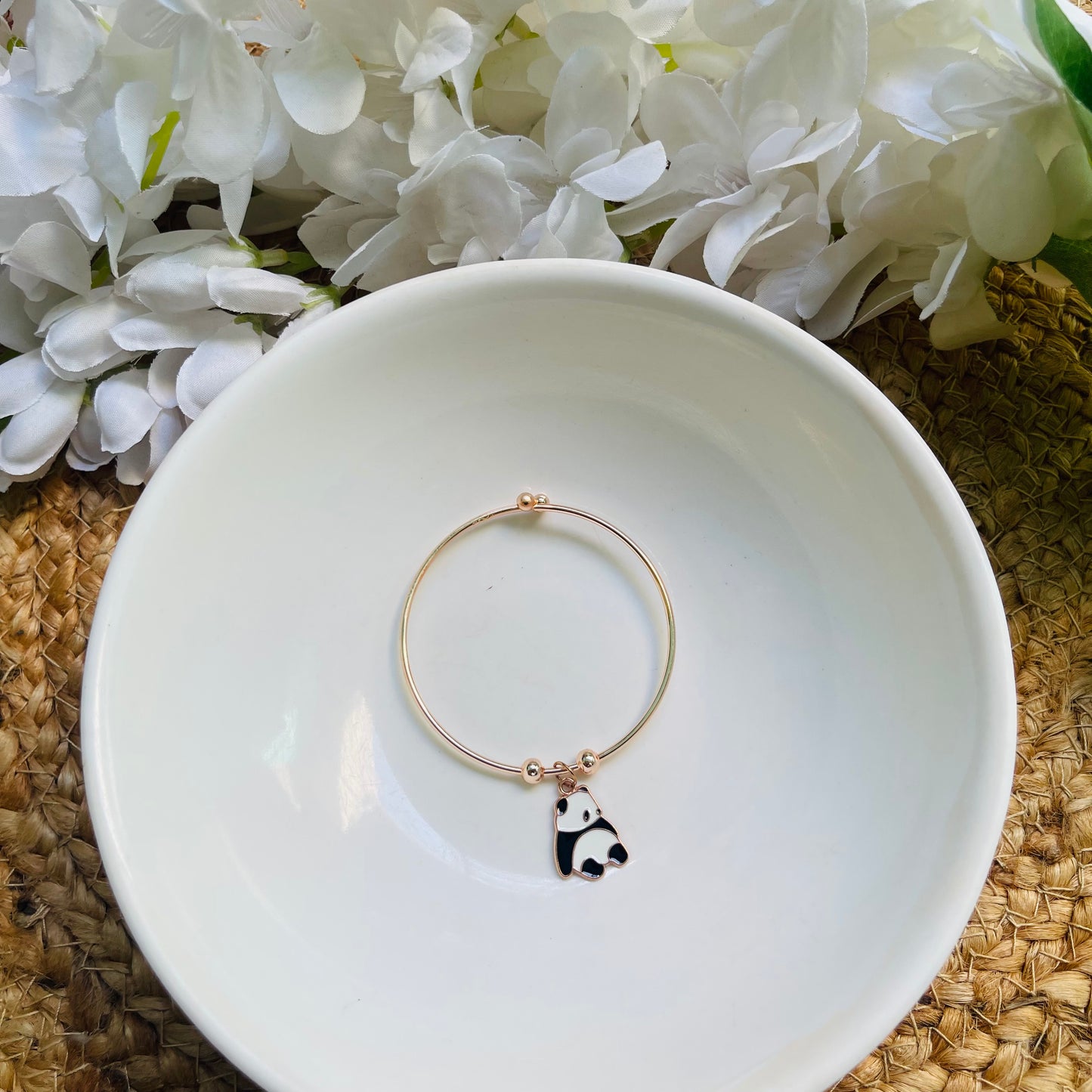 Cute Panda Charm Bracelet