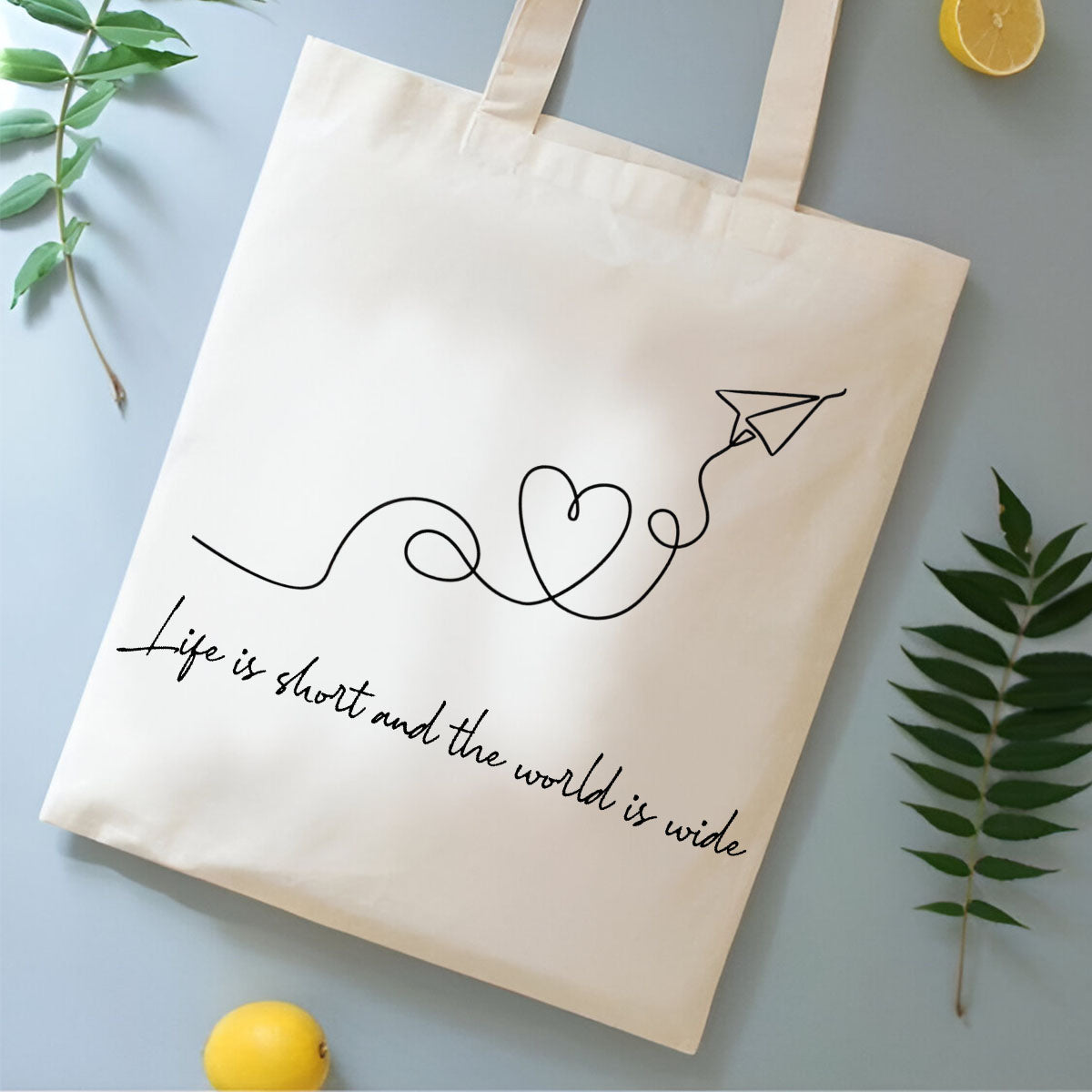 Travel Printed Tote Bag