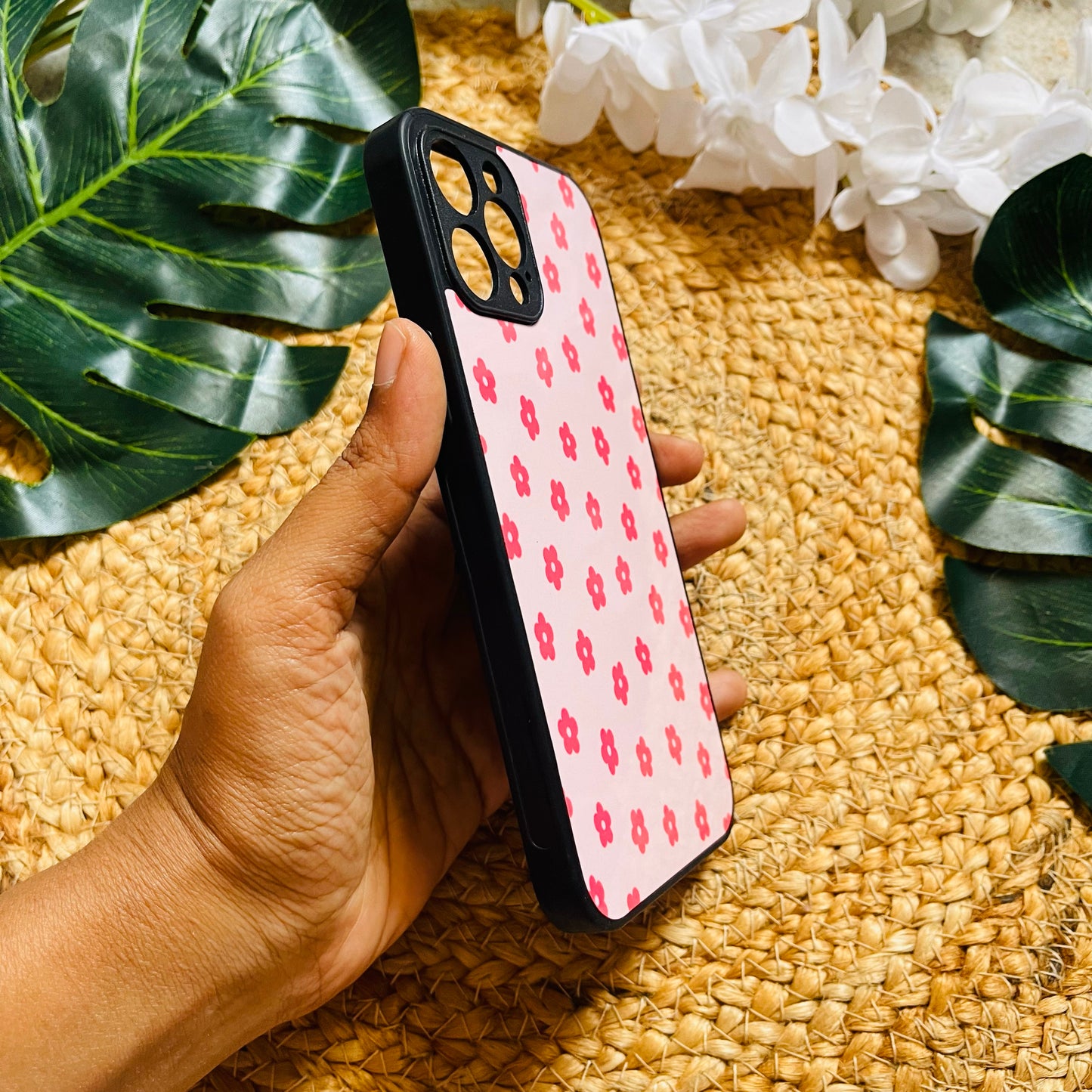 Pink Flower Protective Case
