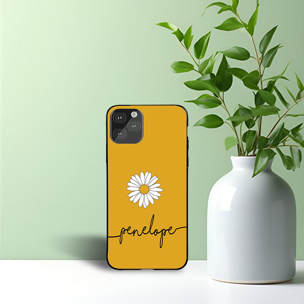 White Flower Name case