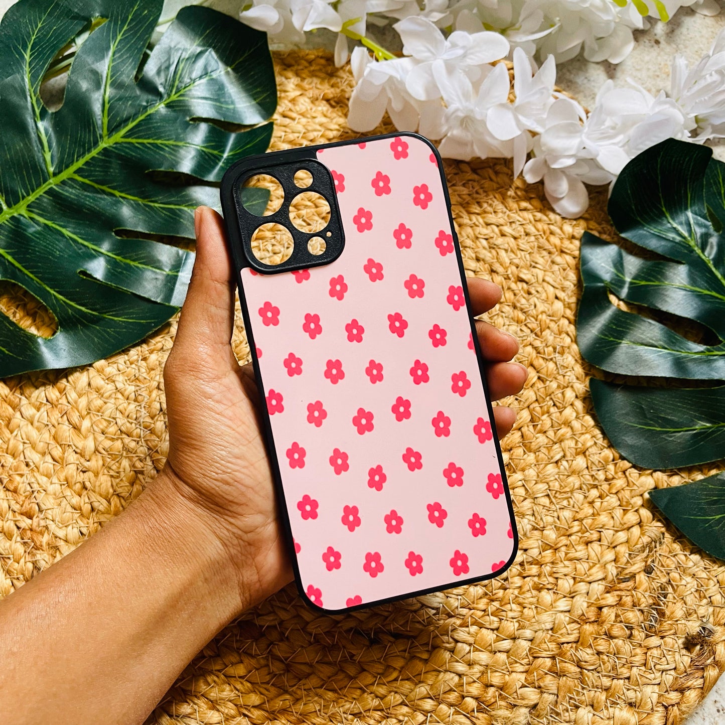 Pink Flower Protective Case