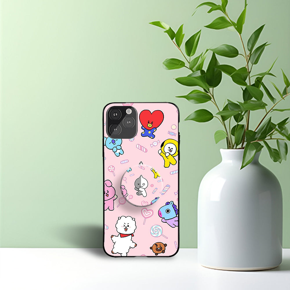 BTS BT21 Pink All Characters