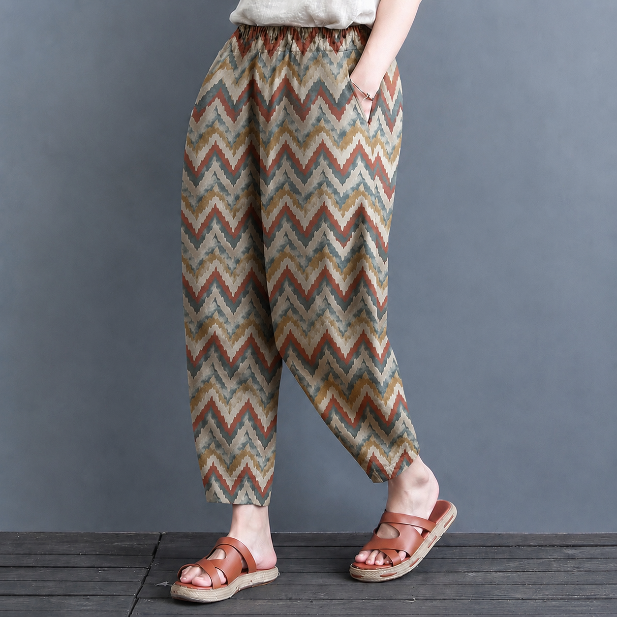 Women's Cotton Hand Block Printed Pants – Everyday Cotton Comfort