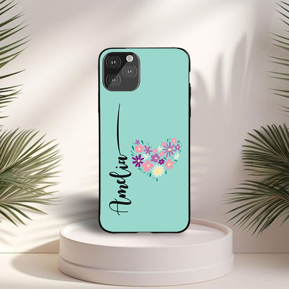 Flower heart Name case