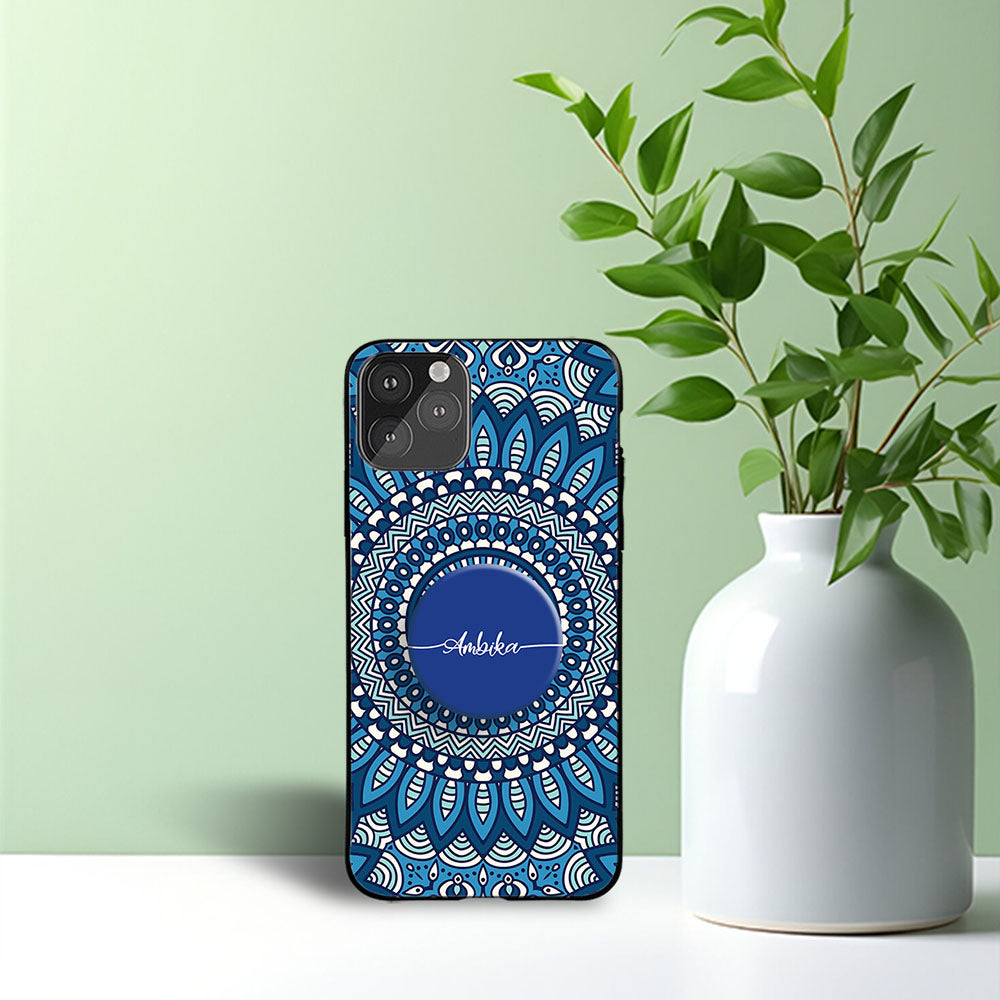 Gripper Case With Blue Mandala