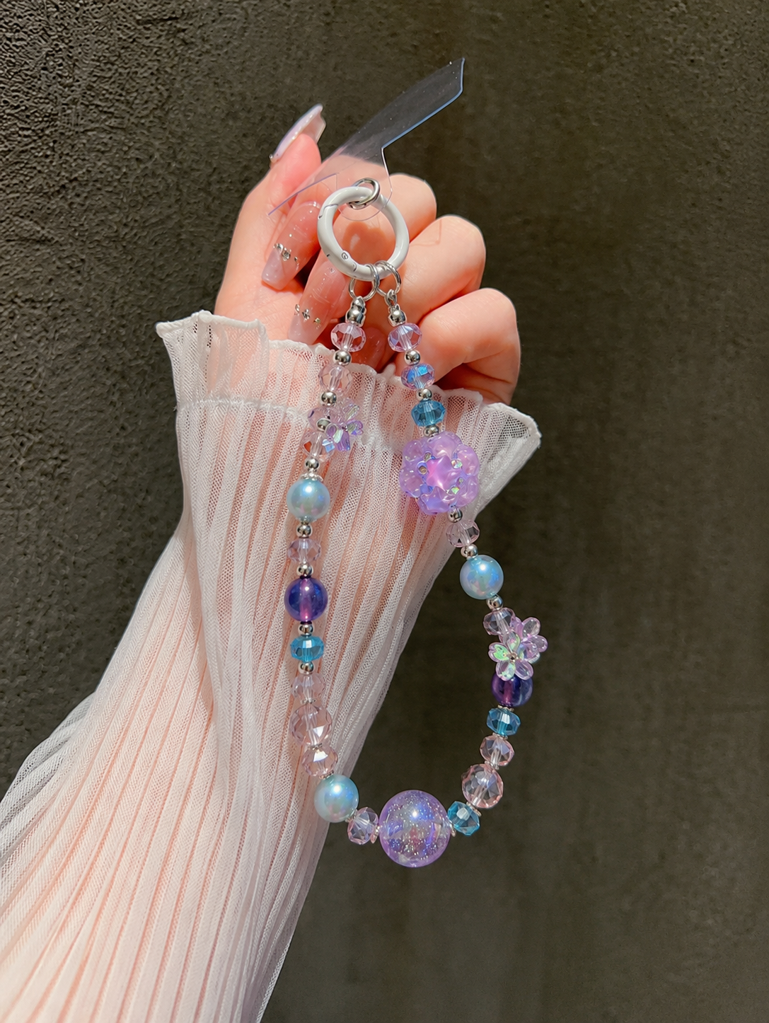Delicate Lilac Pastel Phone charm