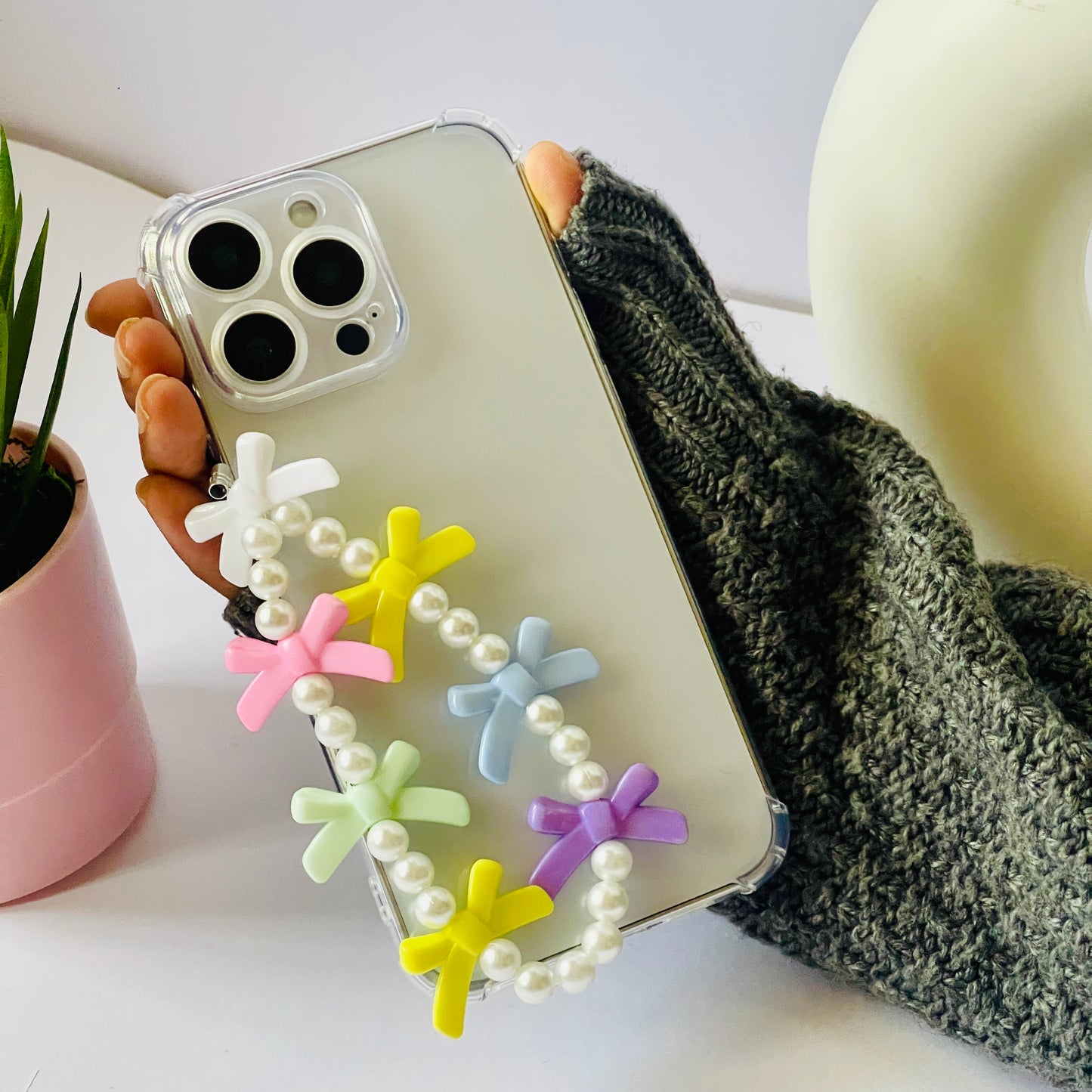 Multicolor Bow Charms For Phone Case