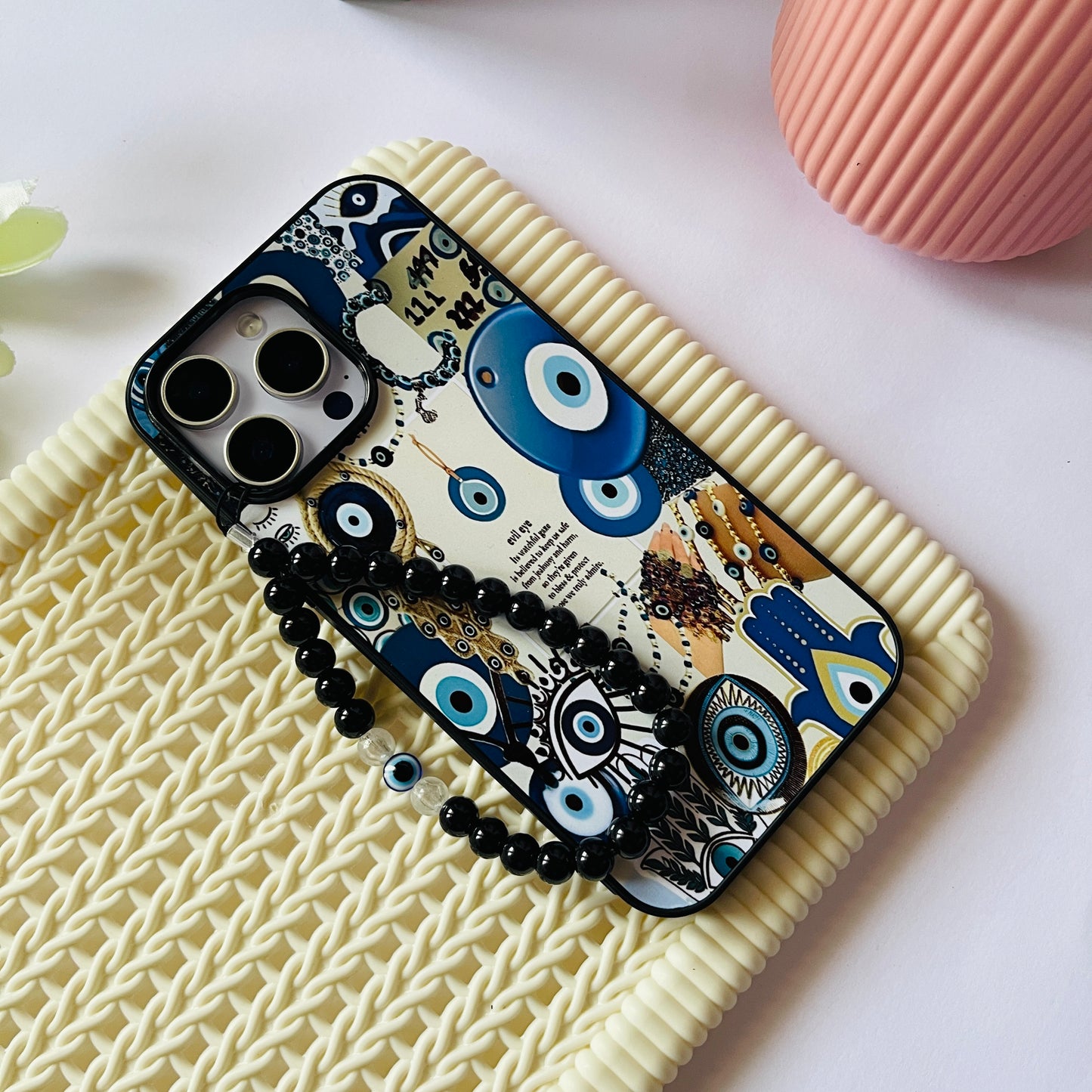 Evil Eye With Charm Protective Phone Case