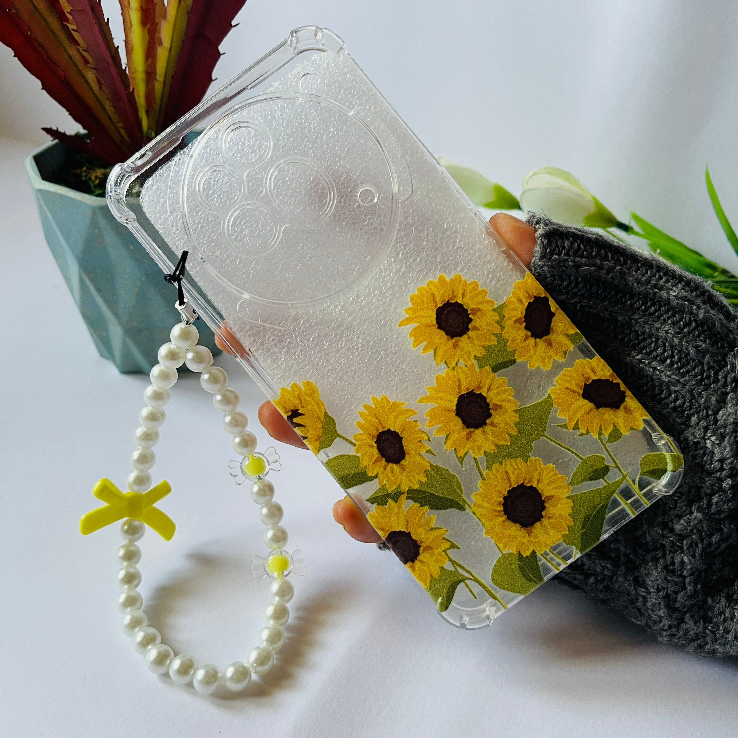 Sunflower Charm Phone Case – S A A B O O Sunflower Charm Phone Case – S A A B O O