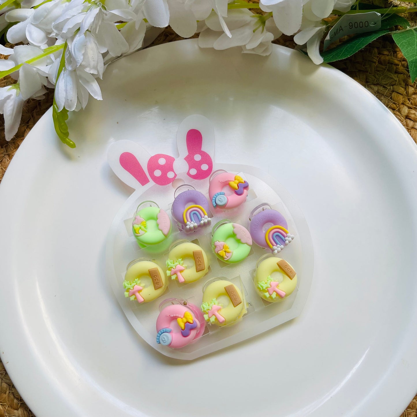 Cartoon Rainbow Hair Claw