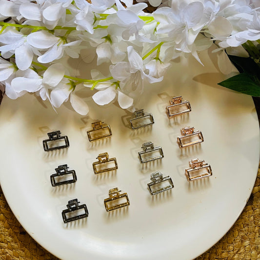 Bar Shape Mini Metal Hair Claw