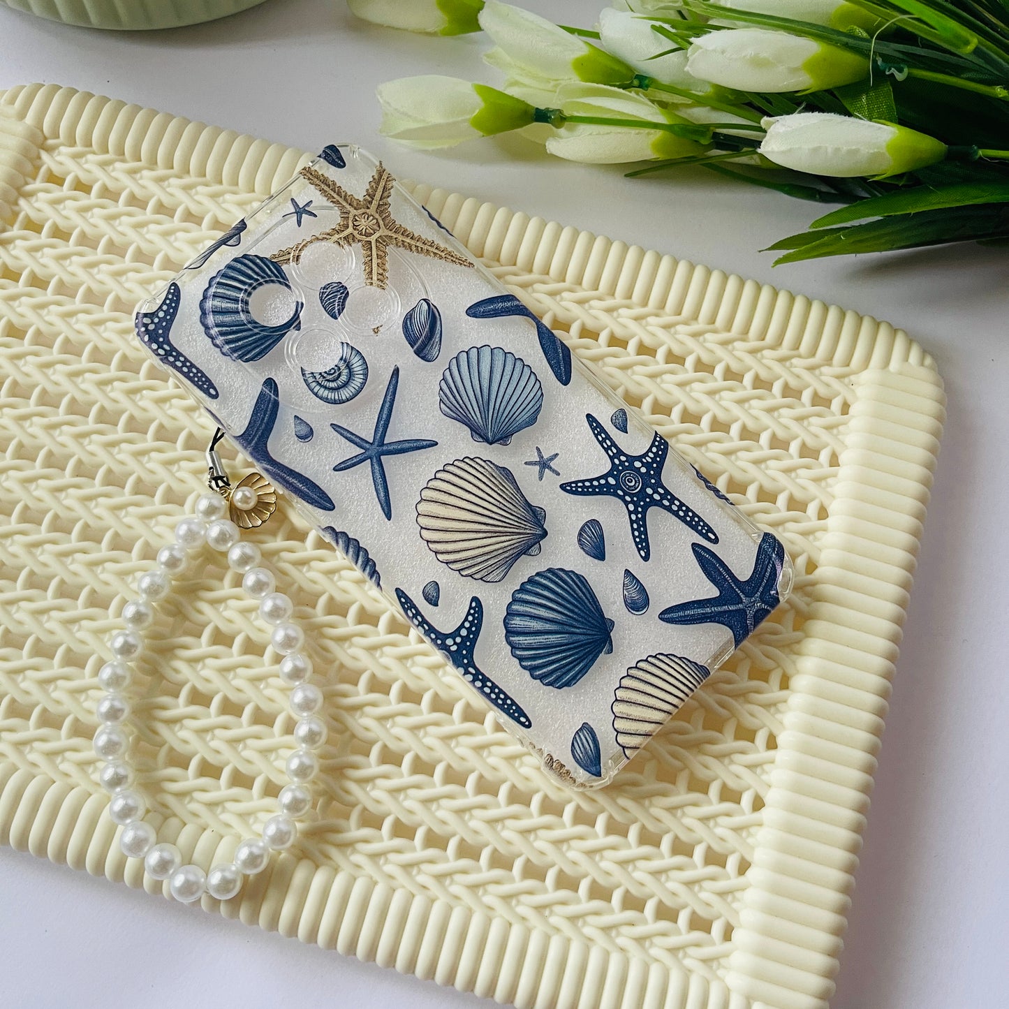 Sea Shell Printed Cover Shell Charm Phone Case