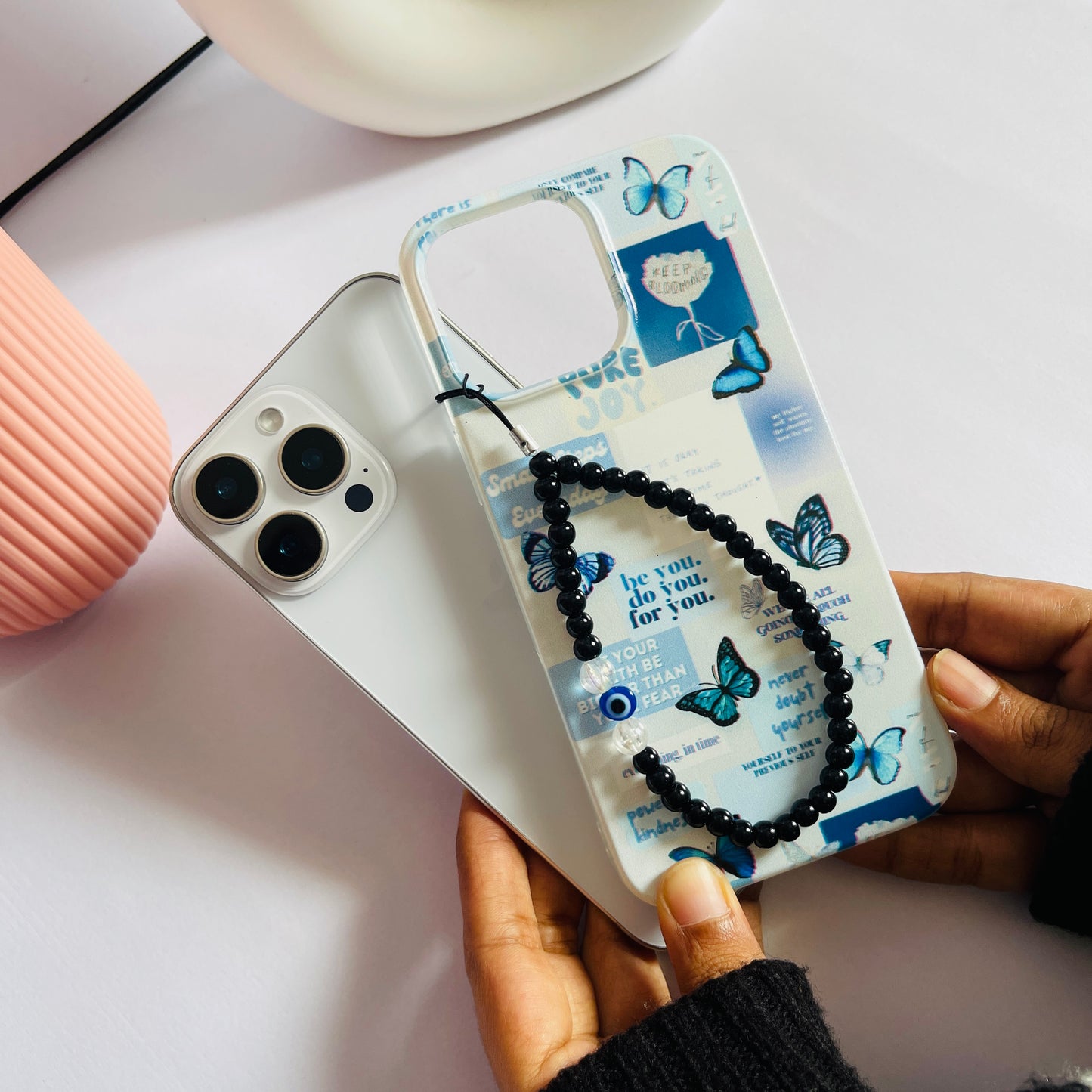 Bows & Butterflies Charm Phone Case