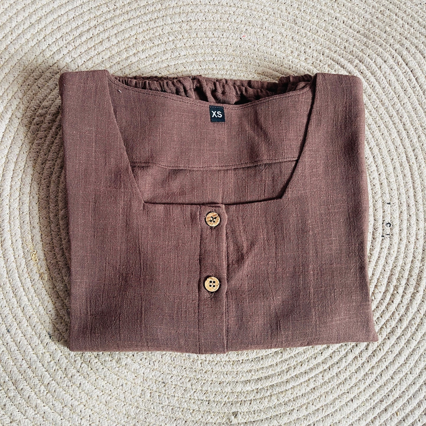 Cotton Linen Crop Top