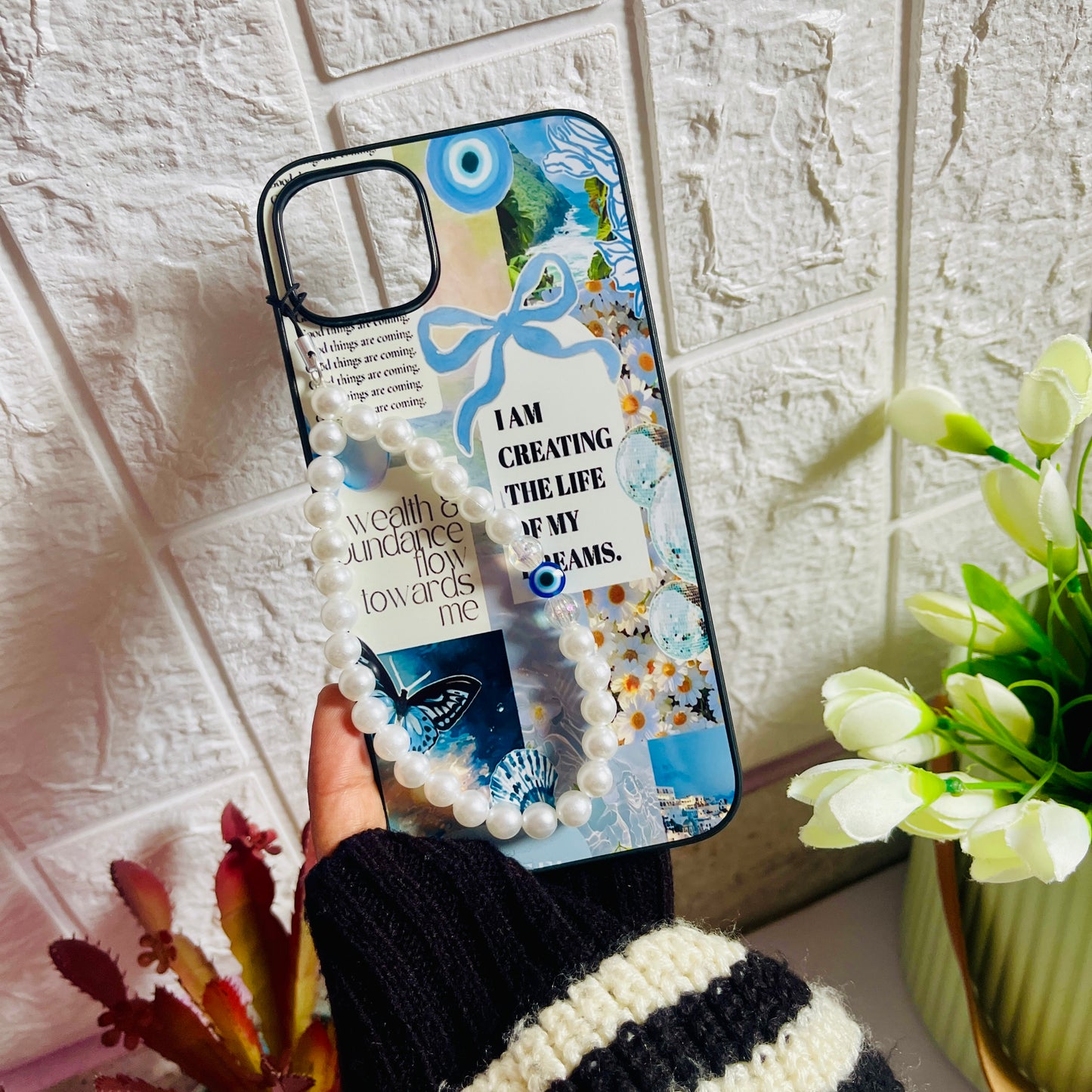 Aesthetic Evil Eye Charm Phone case For Girls