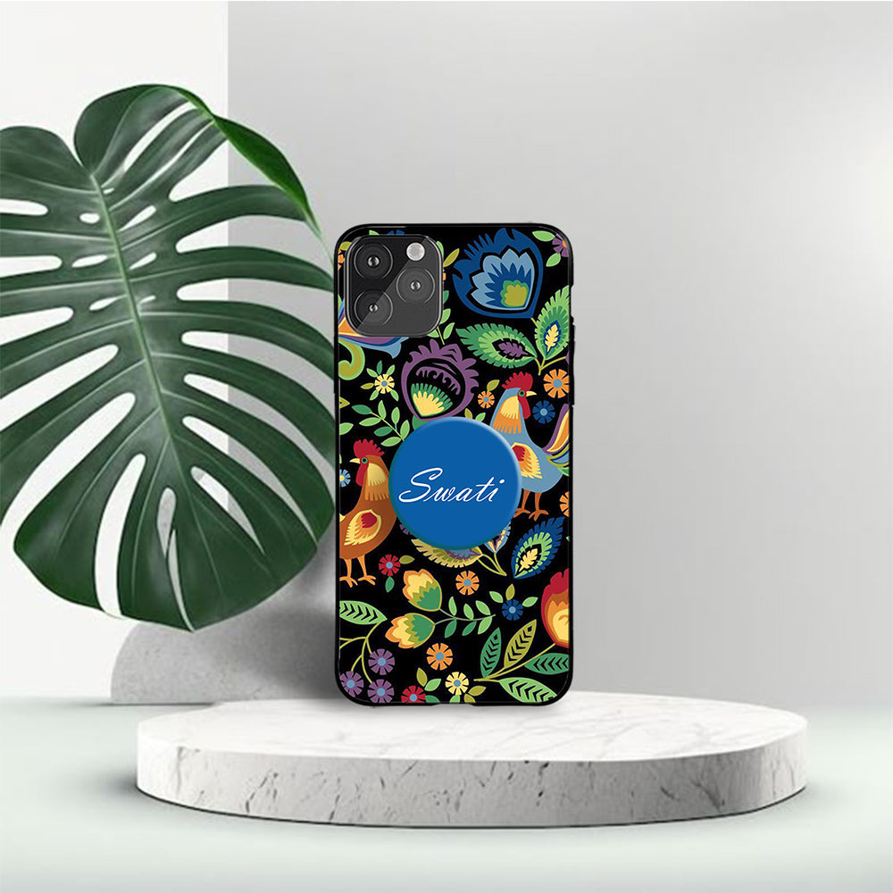 Gripper Case With Folk Art