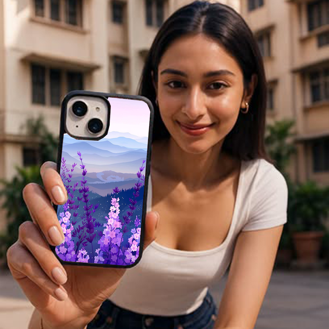 Dusk Chenille Protective Glass Case