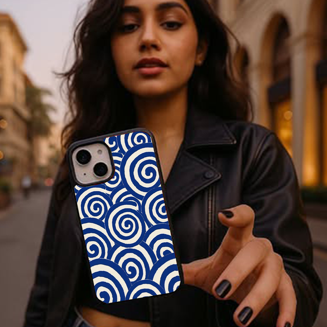 Couture Cobalt Protective Glass Case