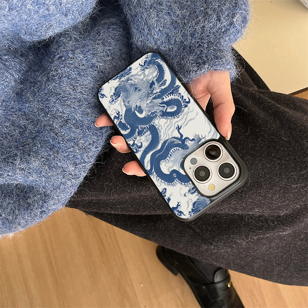 Crystal Blue Protective Glass Case