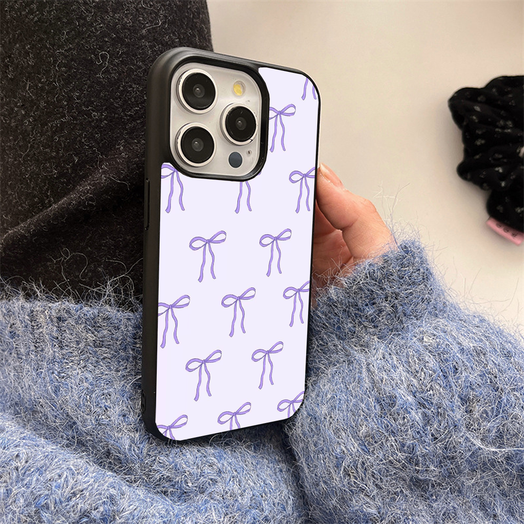 Bow Bliss Printed Protective Phone Case Back Cover