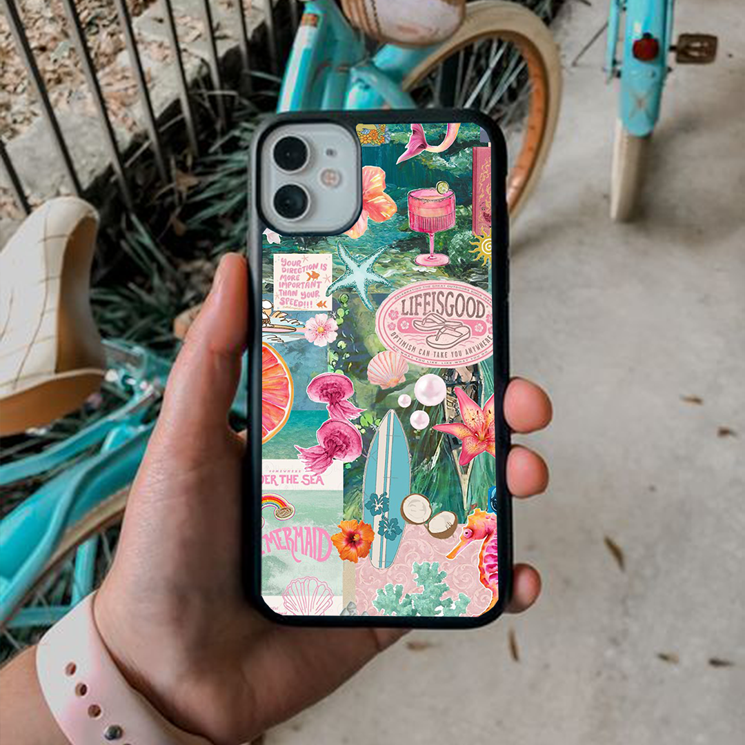 Mermaid Life Is Good Protective Phone Case Back Cover