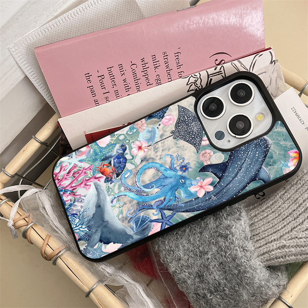 Deep Blue Sea Sketch Phone Case Back Cover