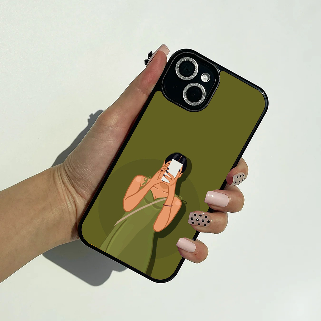 Dark Academia Sister Glossy Protective Cases