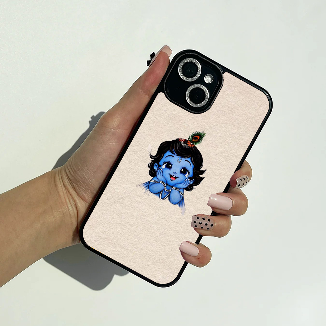 Cute Littel Krishna Divine Printed Protective Case