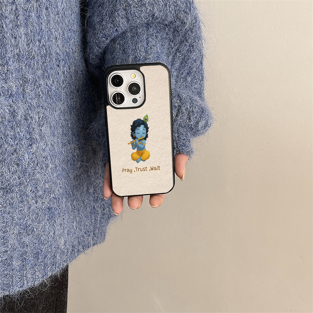 Little Krishna Pray Trust Divine Printed Protective Case