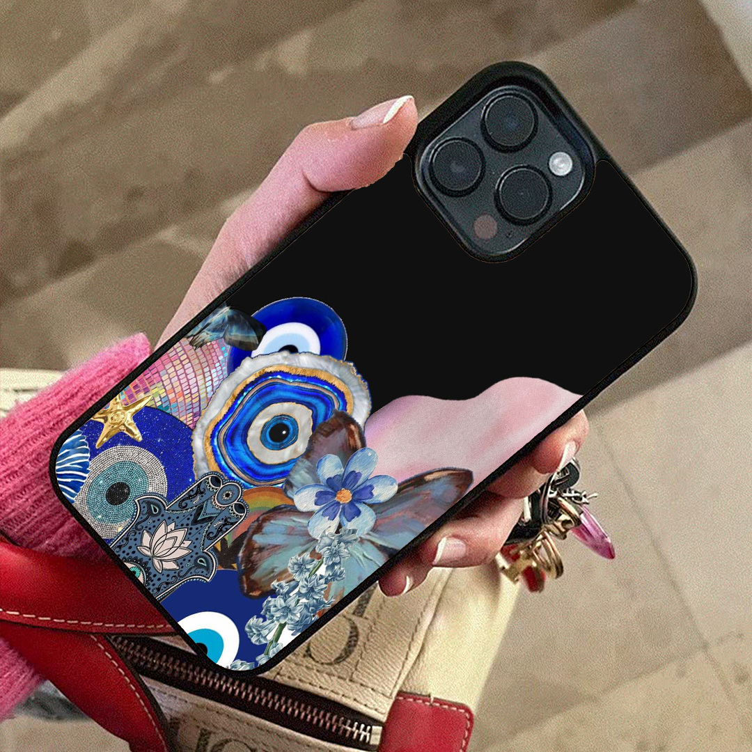 Moral Evil Eye Protective Phone Case Back Cover