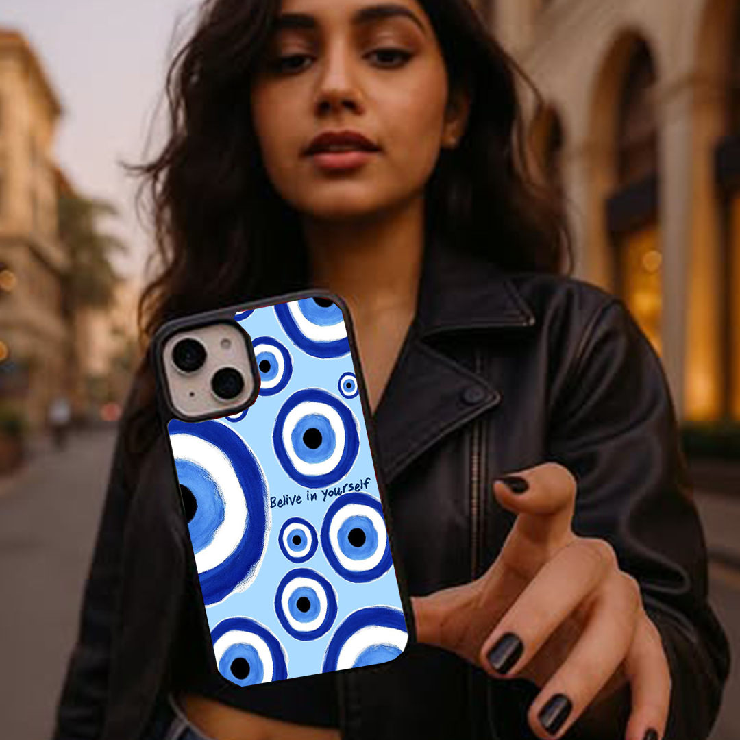Believe In Yourself Evil Eye Protective Phone Case Back Cover