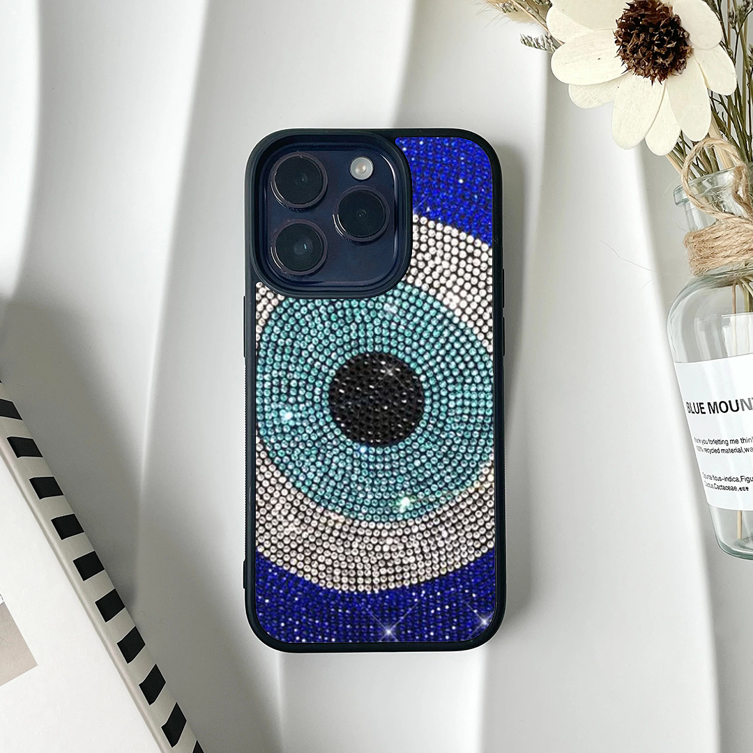 Galactic Shine Evil Eye Protective Phone Case Back Cover