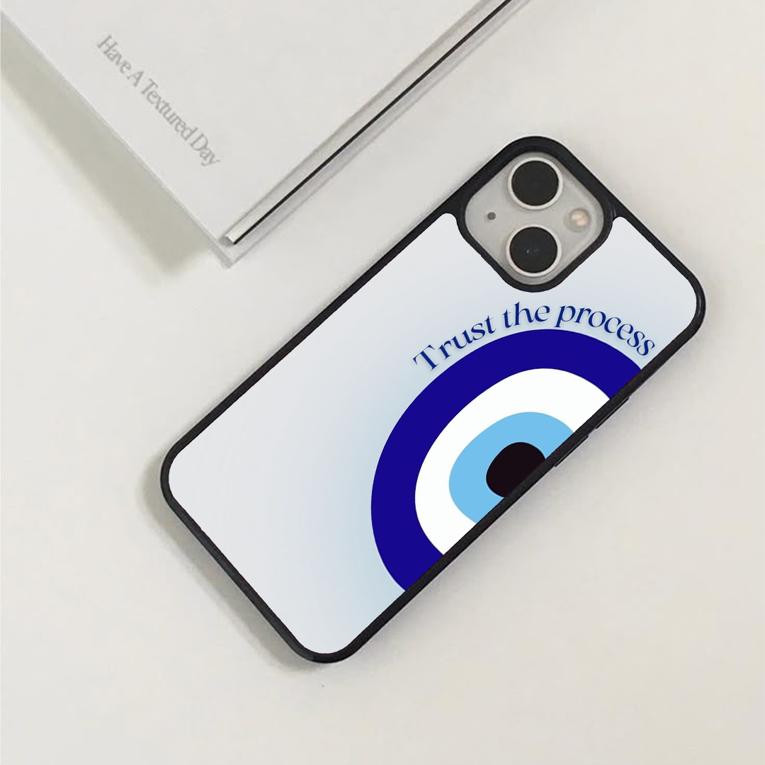 Trust The Process Evil Eye Protective Phone Case Back Cover