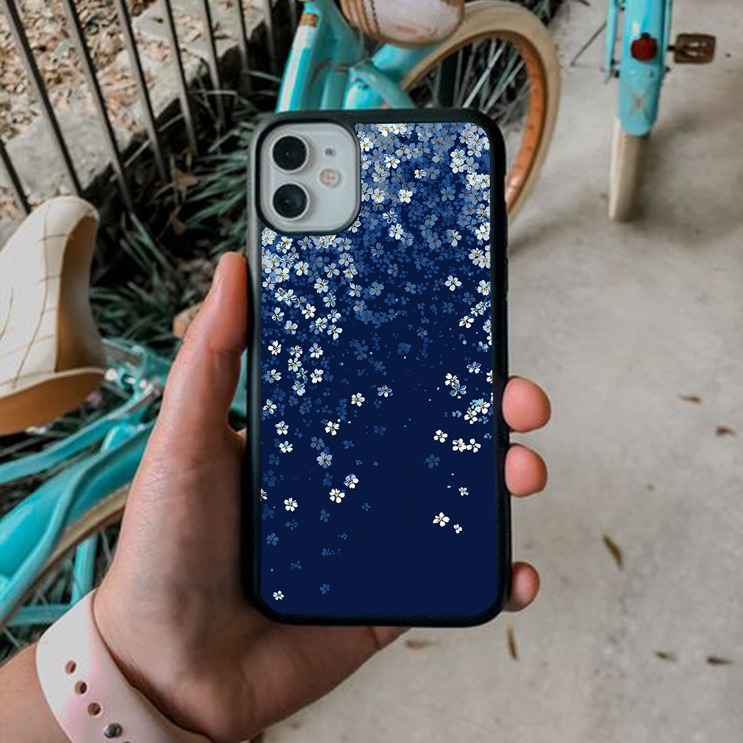 Falling Flora Glossy Protective Cases