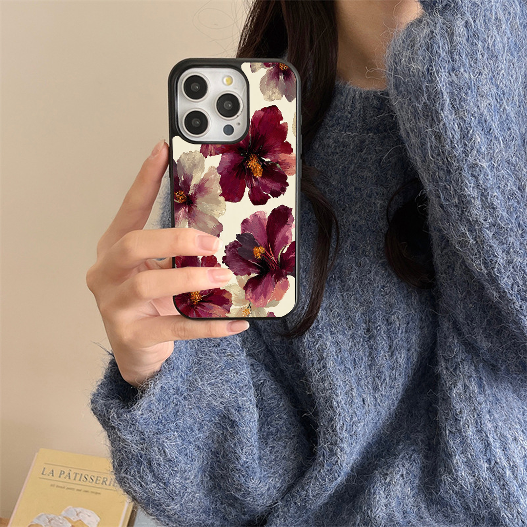 Siren Hibiscus Glossy Protective Cases