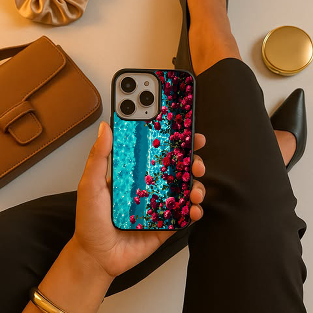 Aqua Garden Glossy Protective Cases