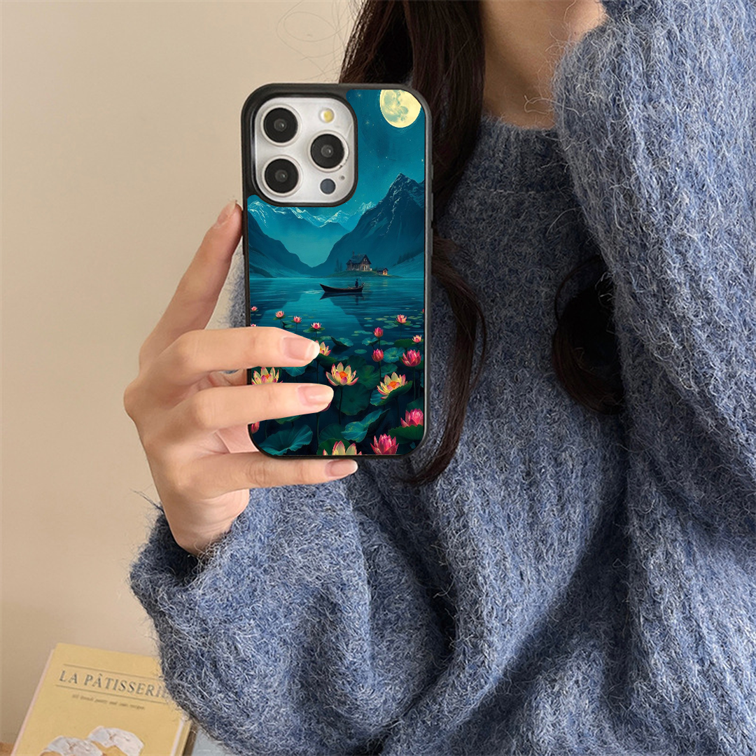 Celestial Lotus Glossy Protective Cases