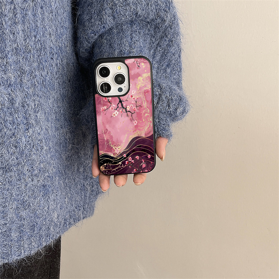 Pink Reverie Glossy Protective Cases