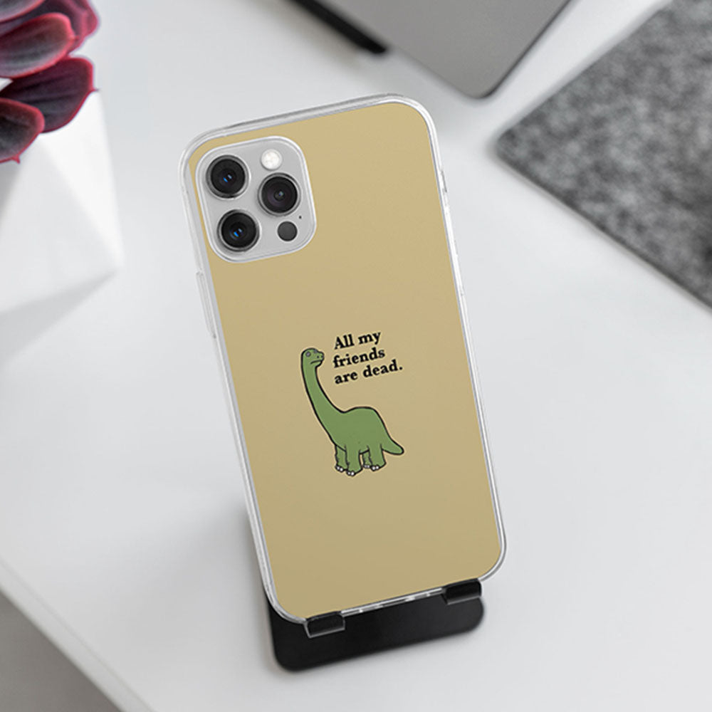 Cute Dinosaur Printed Silicone case – S A A B O O Cute Dinosaur Printed Silicone case – S A A B O O