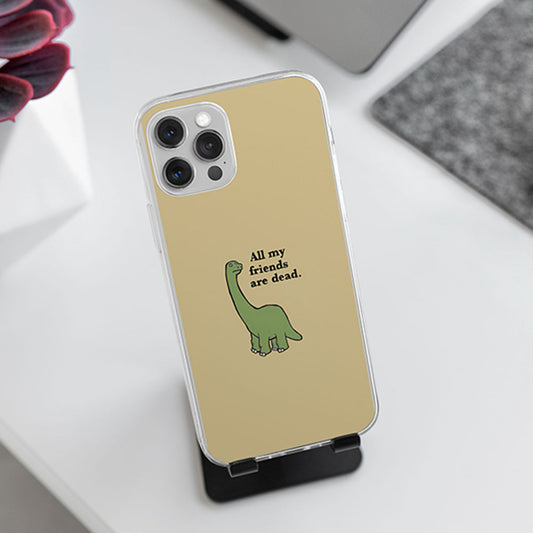 Cute Dinosaur Printed Silicone case