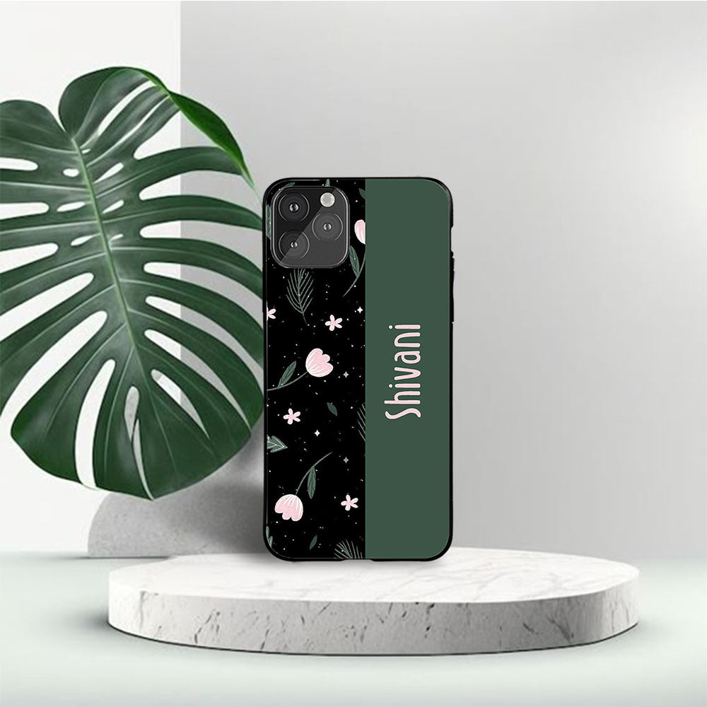 Flowers Lawn Name Protective Case