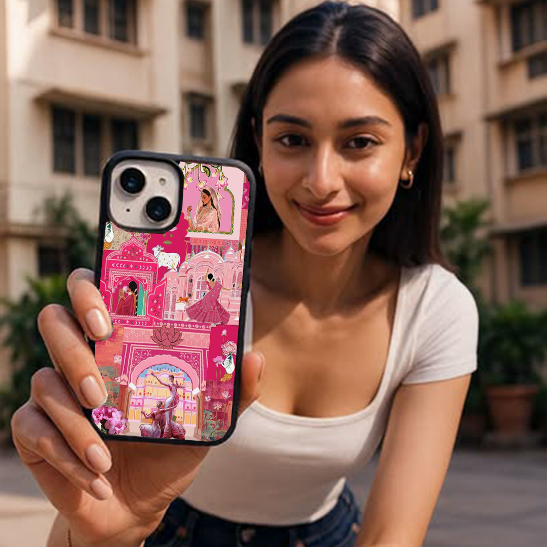 Pink City Queens Printed Protective Case